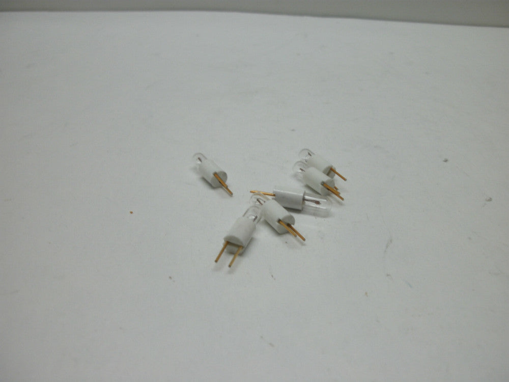 JKL 7309 MINIATURE LAMP BULBS 6V SUBMINIATURE BI-PIN BASE T-1 1/4 (LOT OF 6) NNB
