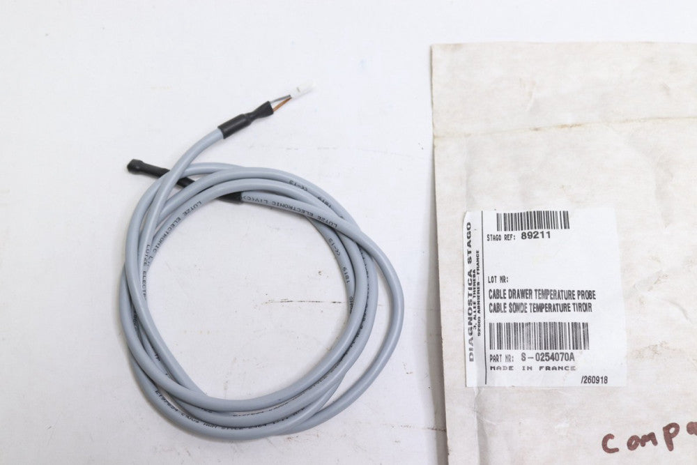 Diagnostica Stago Cable Drawer Temperature Probe S-0254070A