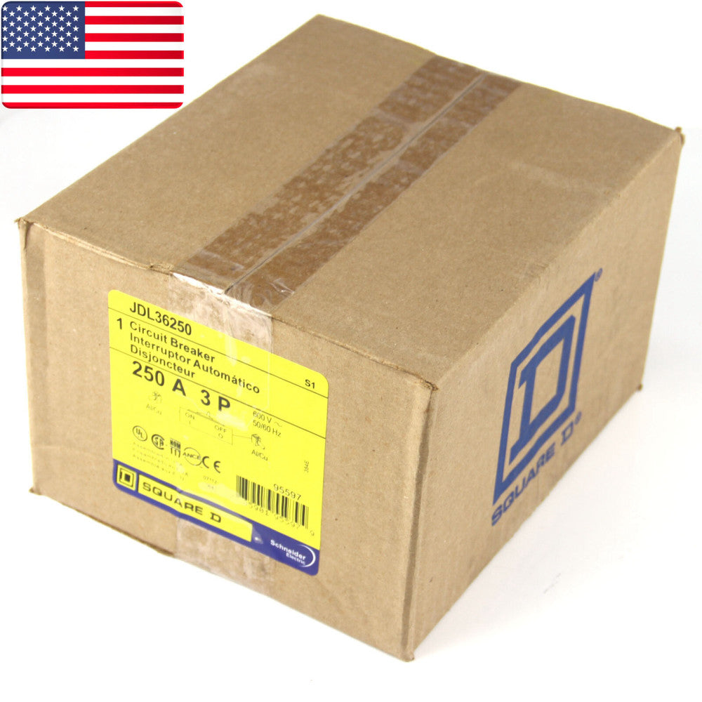 Brand New SCHNEIDER JD250 AL250JD JDL36250 Circuit Breaker 3P 250A - US Stock