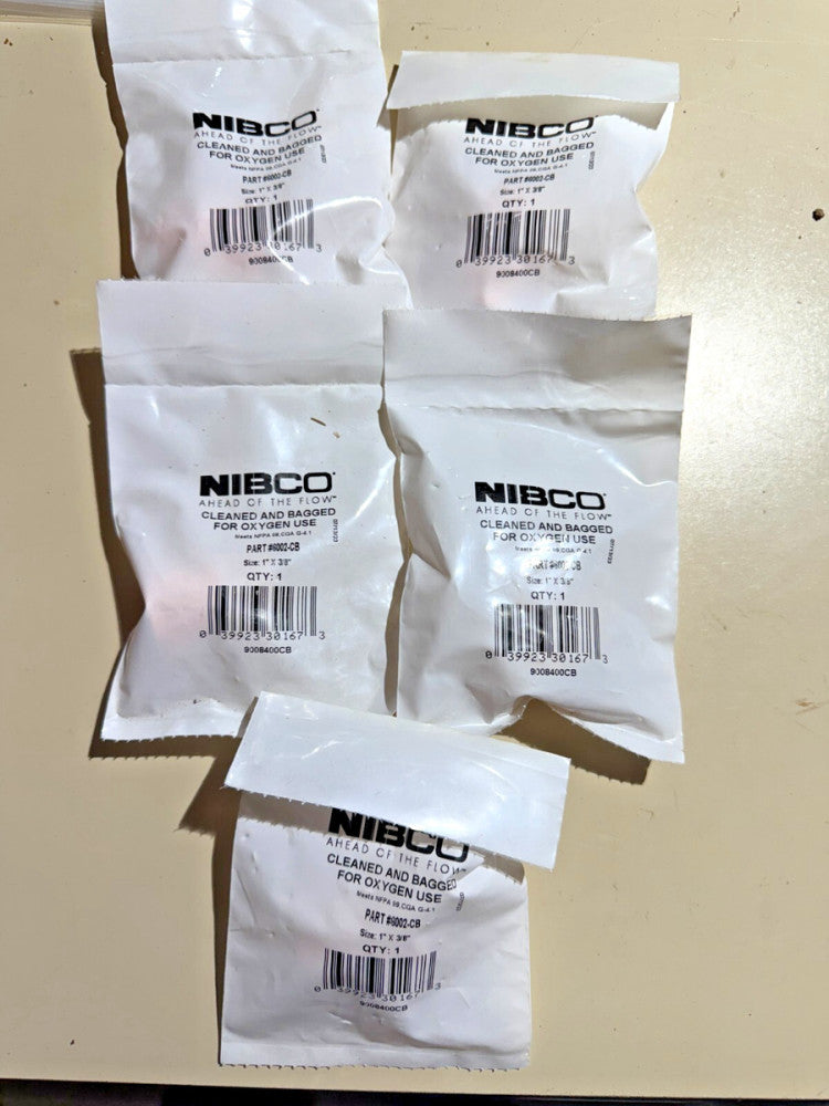 (Lot of 5) 1-Pack NIBCO 1" x 3/8" 6002-CB Copper Fitting Reducing Reducer