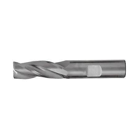 Cleveland C60386 3-Flute Carbide Hp Crn Rad Single Endmill For Steel&Stainless