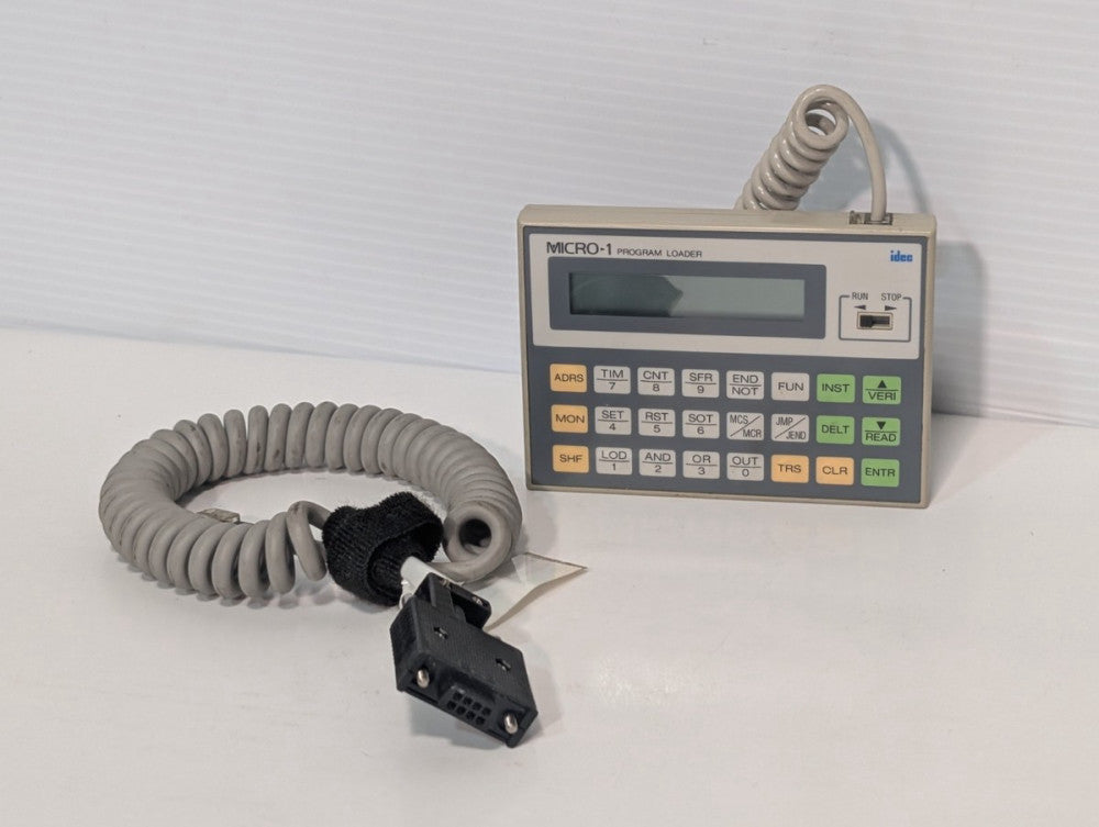 Idec Izumi FC1A-HL1E Micro-1 Hand Held Programmer, 12vdc Program Loader w Cable