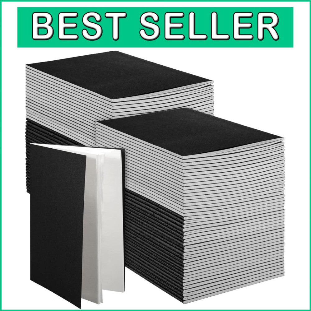 Bulk 100 Pcs A5 Unlined Softcover Notebooks – Portable Writing Essentials