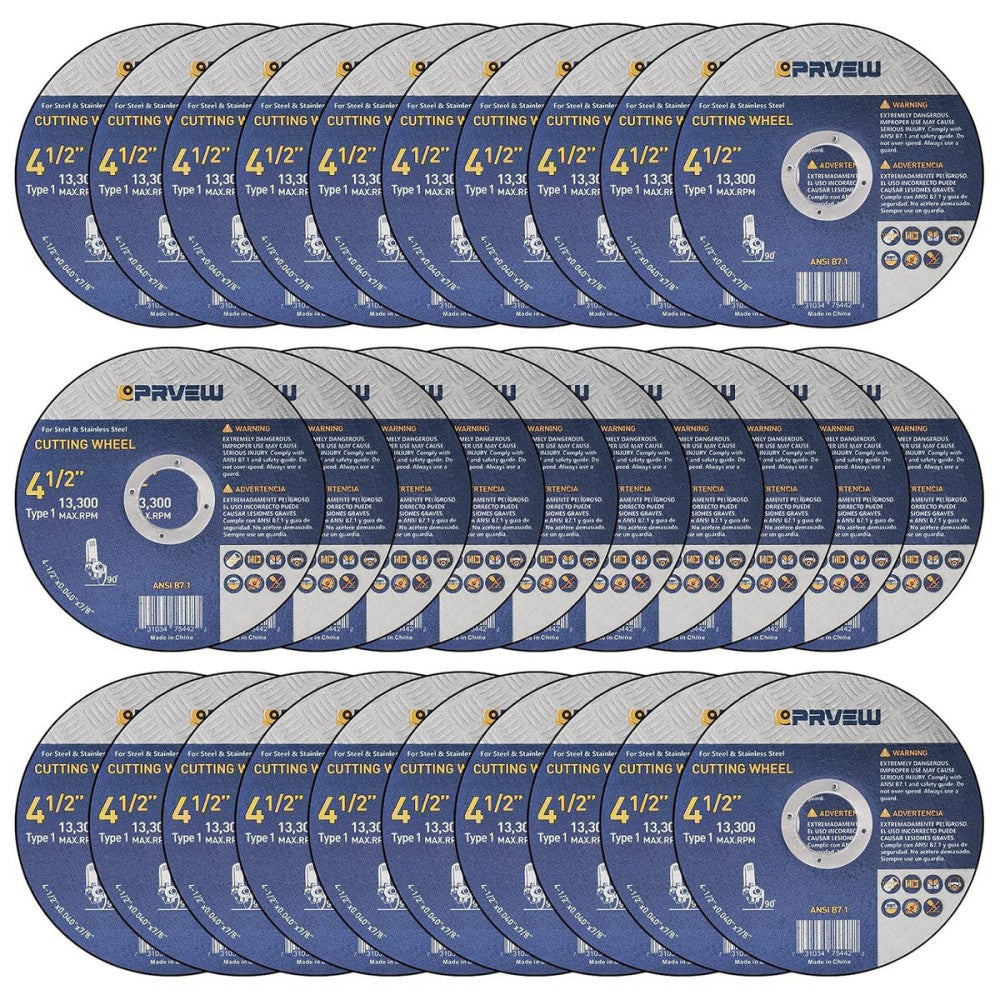 30-Pack Cut Off Wheels 4 1/2 Inch,4.5"x0.04"x7/8" Angle Grinder Cutting... 
