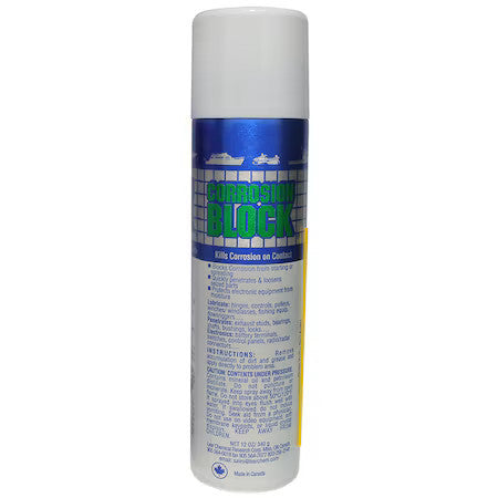 CORROSION BLOCK 20012 12oz Aerosol Can - Non-Hazmat, Non-Flammable -Non-Toxic