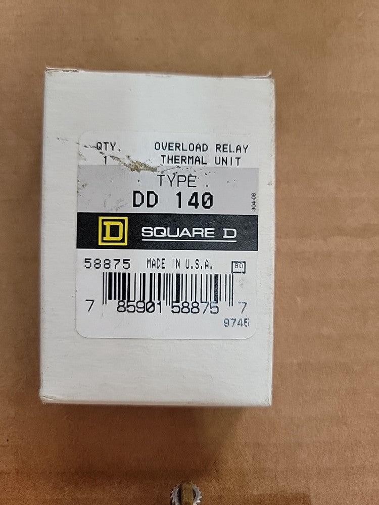 SQUARE D,DD140,OVERLOAD THERMAL HEATING ELEMENT NIB