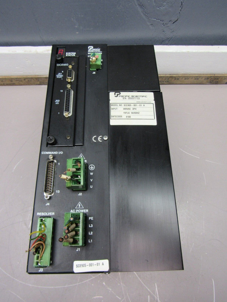 PACIFIC SCIENTIFIC SCE900 SERIES SCE905-001-01A SERVO DRIVE 480VAC XLNT USED !!