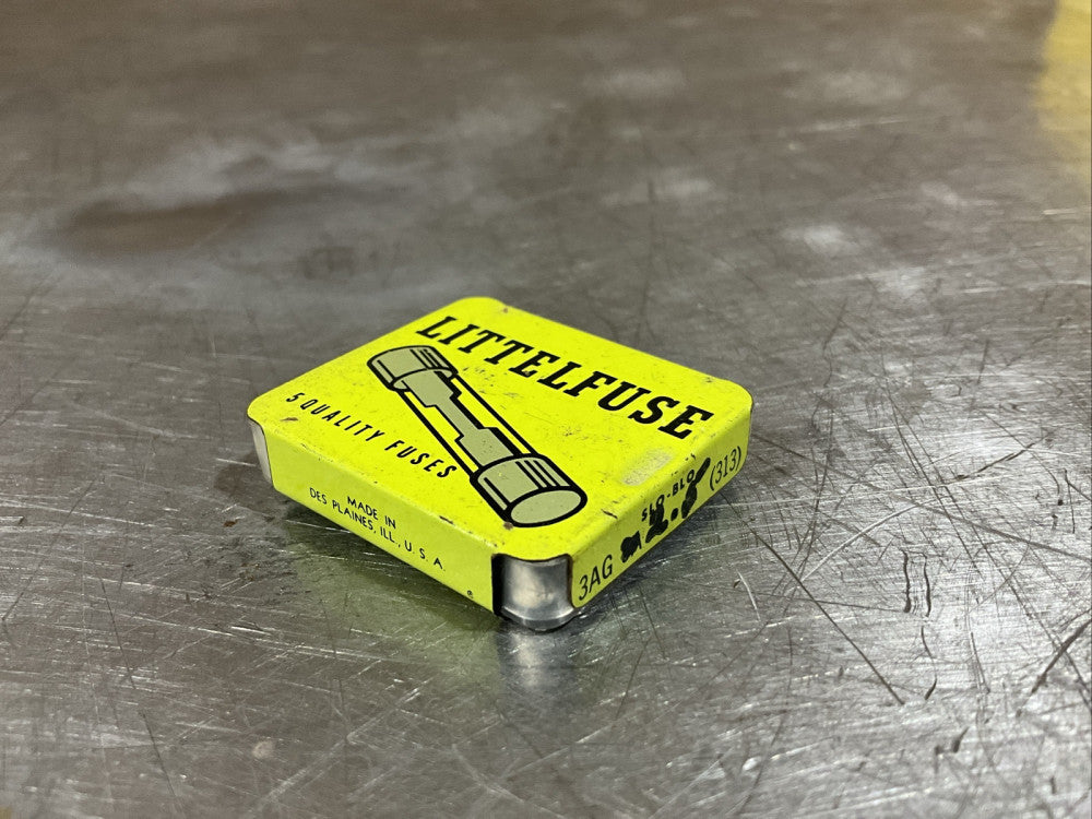 PACK OF 6 LITTELFUSE 3AG 2.5 (313) SLO-BLO FUSES Nos Surplus
