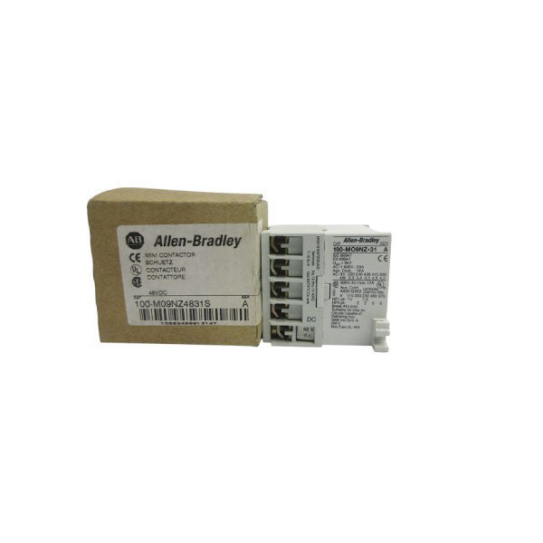 ALLEN BRADLEY 100-M09NZ4831S SER. A 48VDC (BR/WH) NSMP