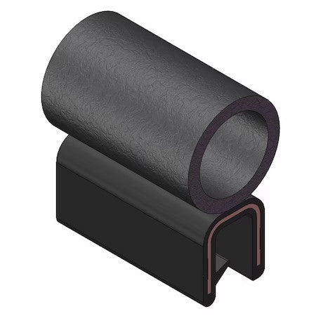 Trim-Lok 6100B3x1/8C-100 Trim Seal, Epdm, 100 Ft Length, 5/8 In Overall Width,