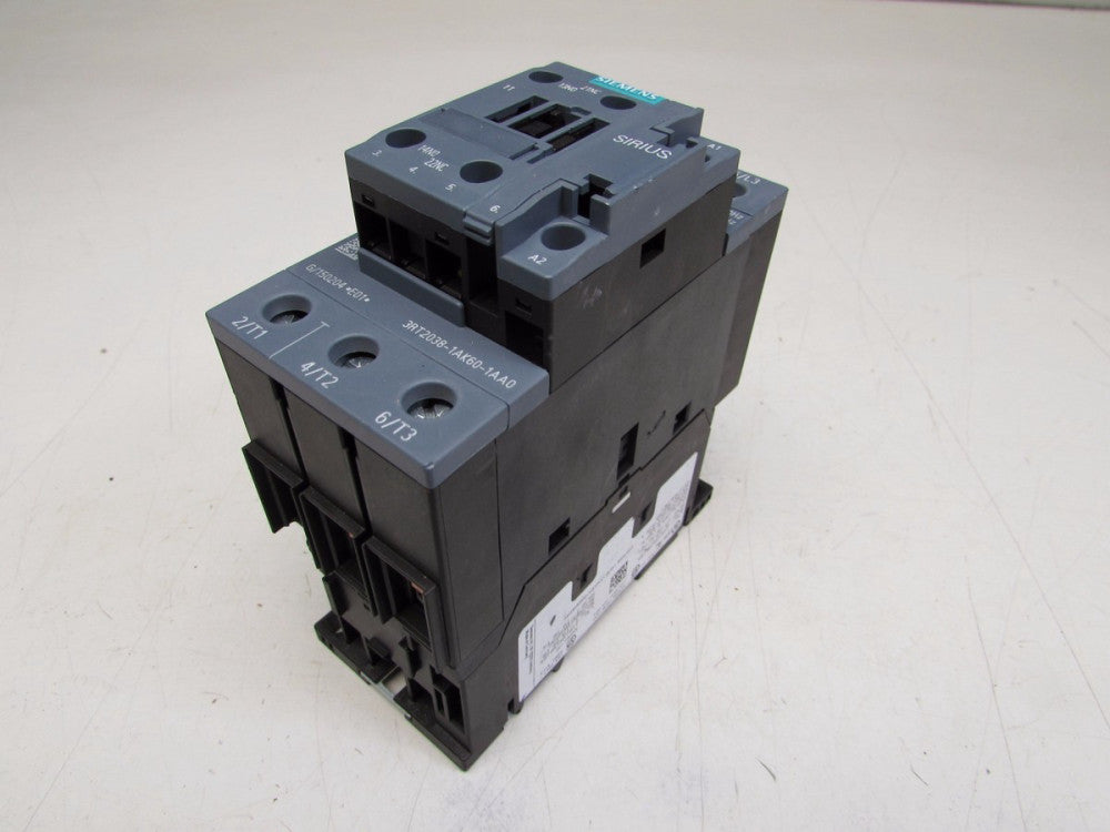 SIEMENS SIRIUS CONTACTOR 3RT2038-1AK60-1AA0 XLNT USED TAKEOUT MAKE OFFER !!