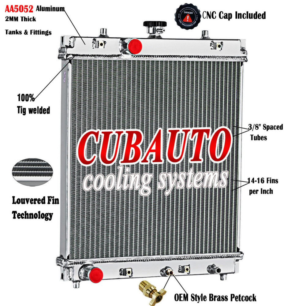 Upgrade 2 Rows Radiator For Kubota L3130DT L3130F L3130DTGST L3130DT-HST L3430DT