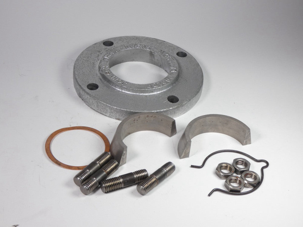 Johnson J2705Q-DI Nipple Flange Split Ring & Retainer Ring Assembly 3-1/4" ID...