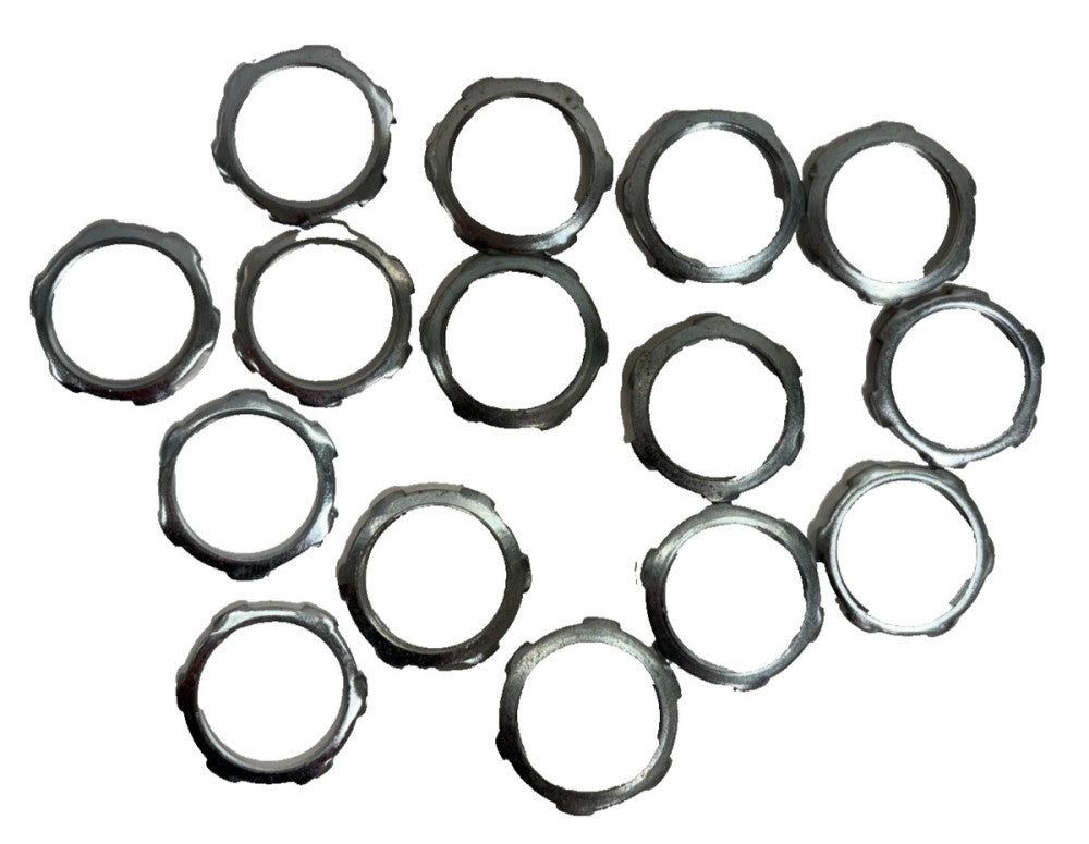 T&B LOCKNUT THREADED, RMC/IMC, 1-1/2" TADE SIZE, ZINC PLATED, STEEL