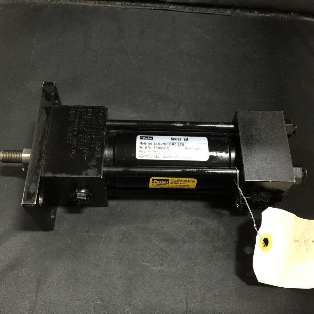 NEW PARKER 01.50-J2HLTS14AC SER. 2H PNEUMATIC CYLINDER 1.5" BORE PN# 01.50-J2HLT
