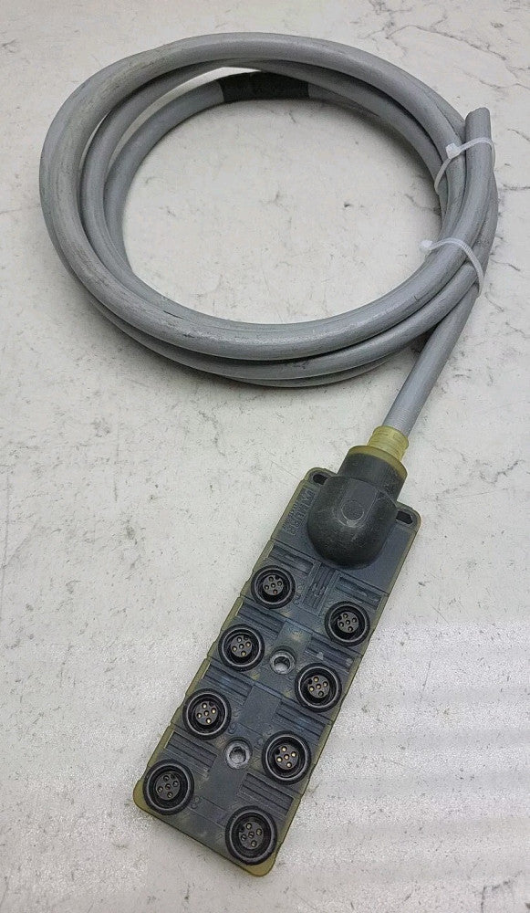 Murr Elektronik 8000-88510-4521500 Distribution Module EXACT12 8XM12 5-Pole 100"