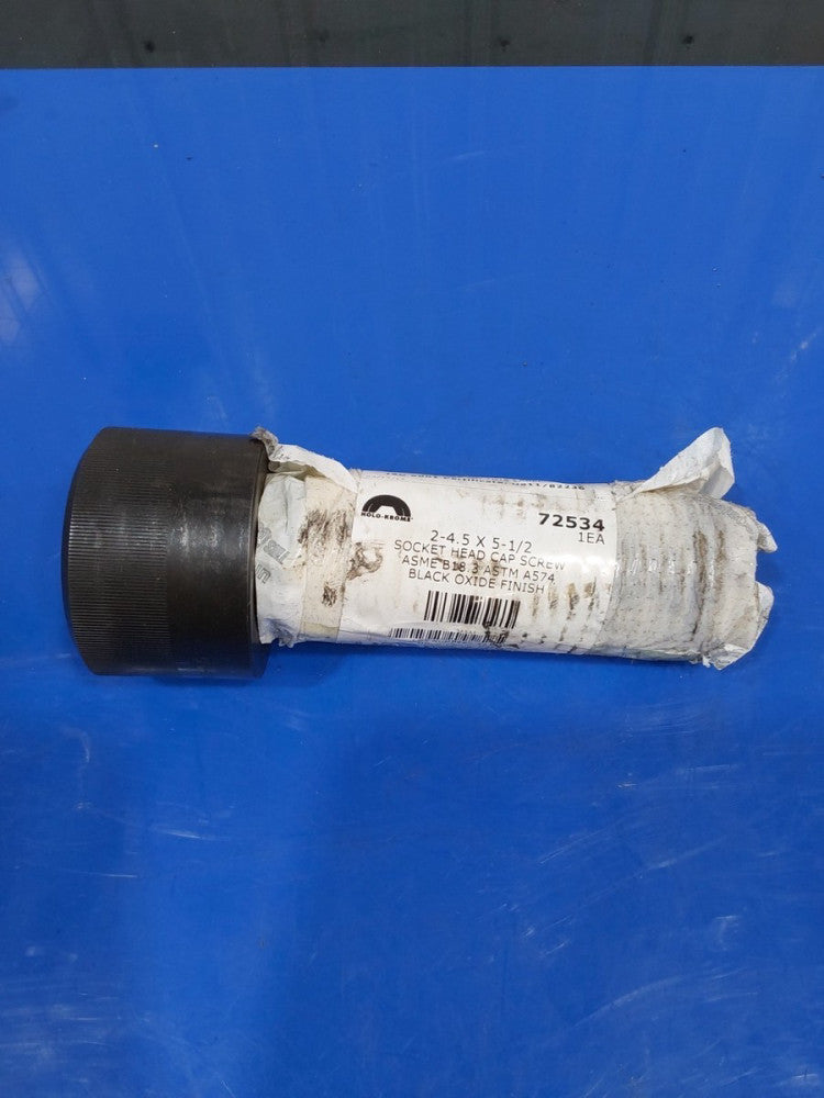HOLO-KROME, 2-4.5 X 5-1/2 SOCKET HEAD CAP SCREW, 72534, ASME B18.3 ASTM A574