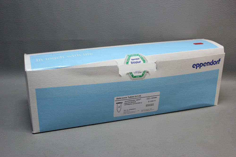 100- Eppendorf 022600044 Snap-Cap 2 mL Microcentrifuge Biopur Safe-Lock Tubes