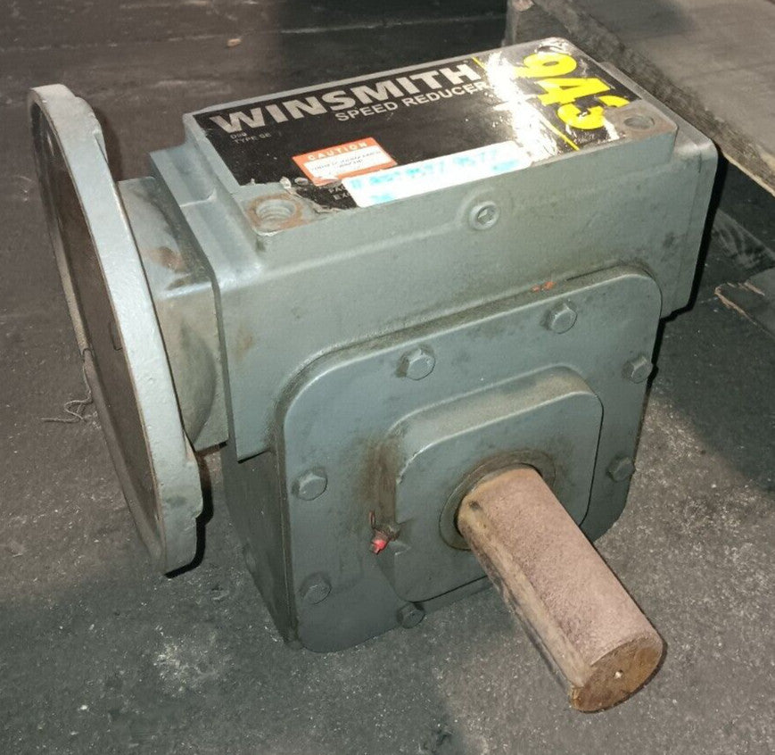 WINSMITH 943MDNS 20:1 RATIO GEAR SPEED REDUCER 6.53 HP 1750 RPM IN 4283 TORQUE