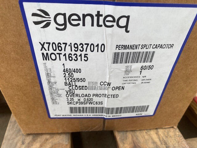 TRANE MOTOR X70671937020 / 5KCP39SFWC69S (NEW)