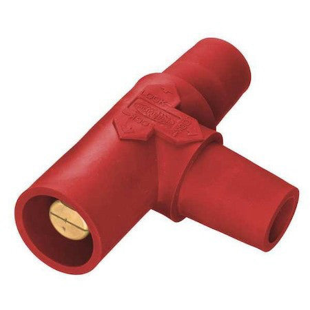 Hubbell Wiring Device-Kellems Hbltr Tapping Tee, Red, Female-Female-Male