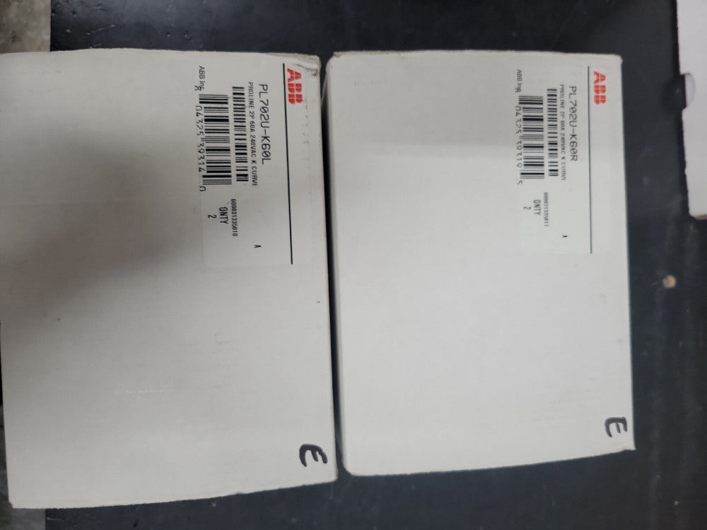 NEW BOX OF 2 ASEA BROWN BOVERI PL702UK60L 60A 2P 240V