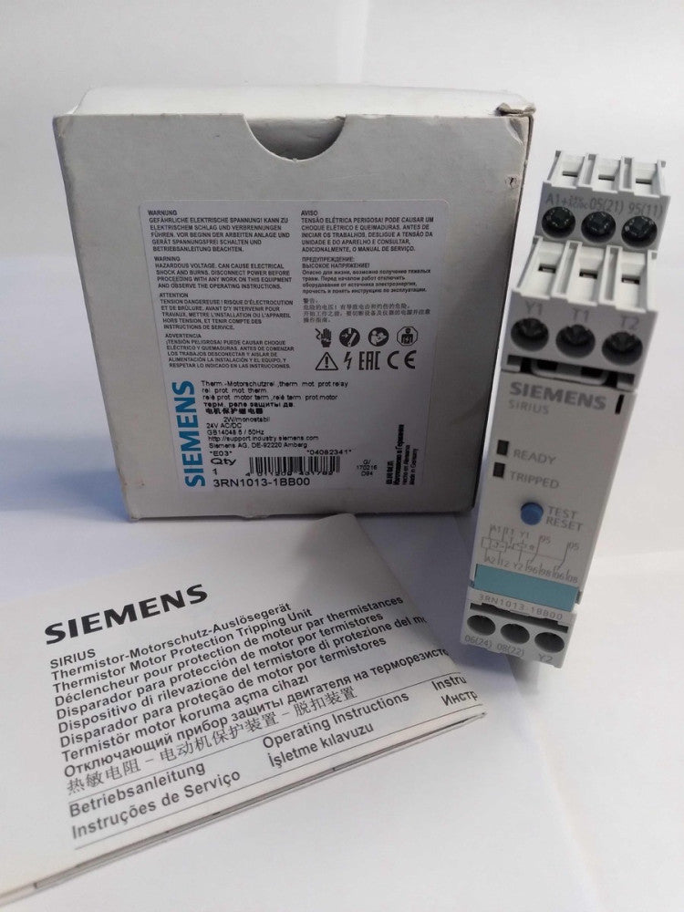 Siemens 3RN1013-1BB00 THERMISTOR MOTOR PROTECTION RELAY 