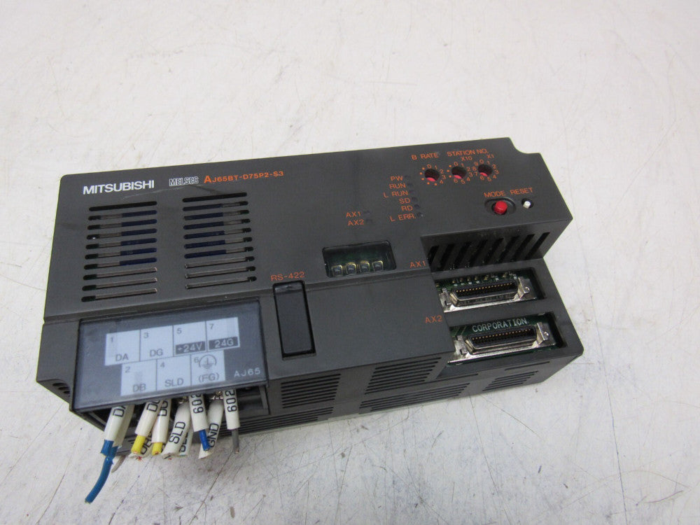 MITSUBISHI AJ65BT-D75P2-S3 POSITIONING UNIT NICE USED TAKEOUT MAKE OFFER !!