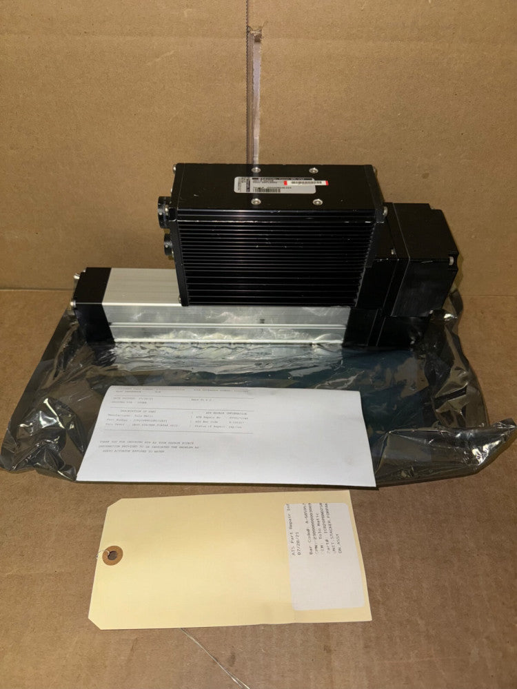 TOLOMATIC ICR20PBN02SM LINEAR ACTUATOR AND AMT13002 SERVO MOTOR, REPAIRED!
