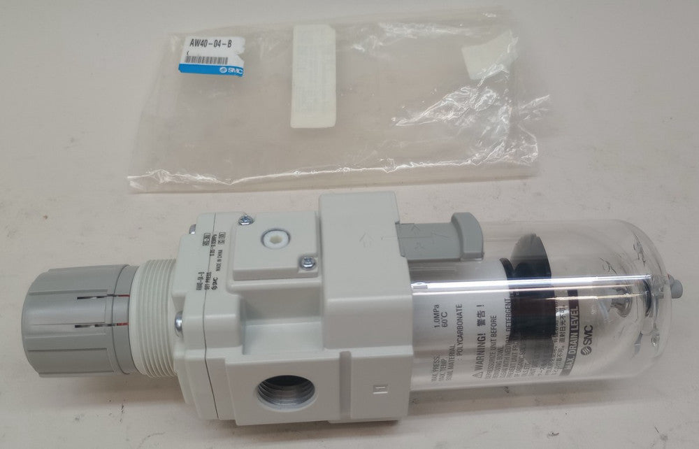 SMC AW40-04-B Filter Regulator 1/2" Port