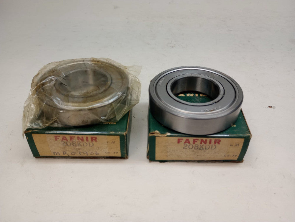 Fafnir 208KDD Ball Bearing Deep Groove 40 X 80 X 18 Double Shielded (Pack of 2)
