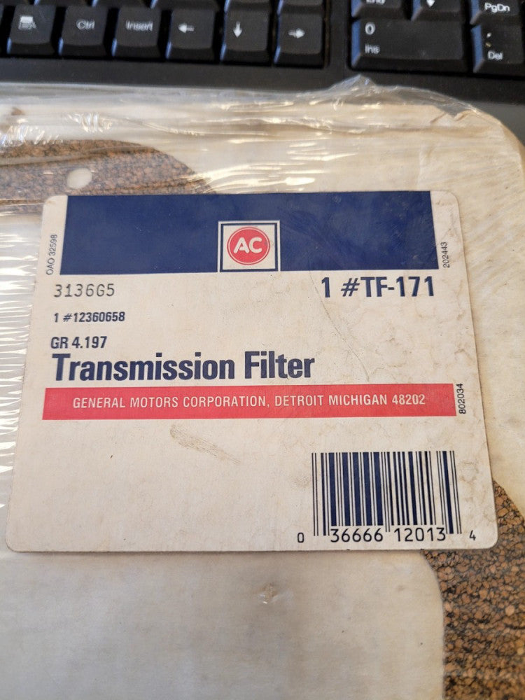 OEM AC Delco Auto Trans Filter Kit 12360658 PF171 PF195 TF213 (WIX 51878 )