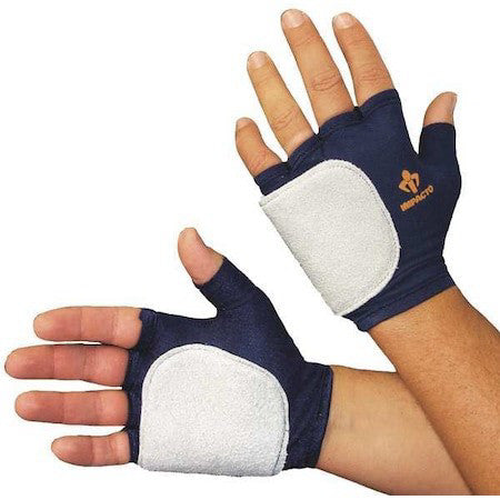 Impacto 50310110031 Impact Gloves,M,Bl/Gr,Nylon/Vep,Left