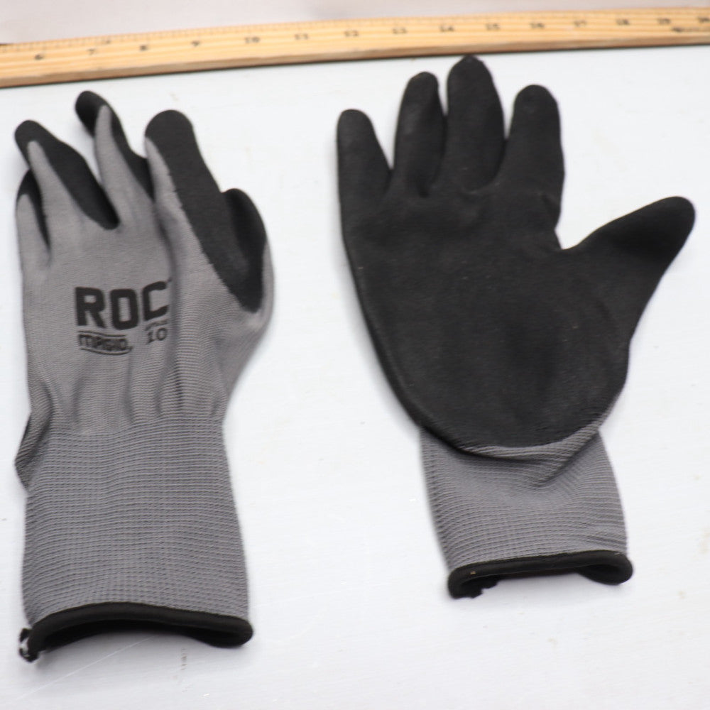 (2-Pk) ROC NitriX Grip Palm Coated Gloves Size 10 GPS500