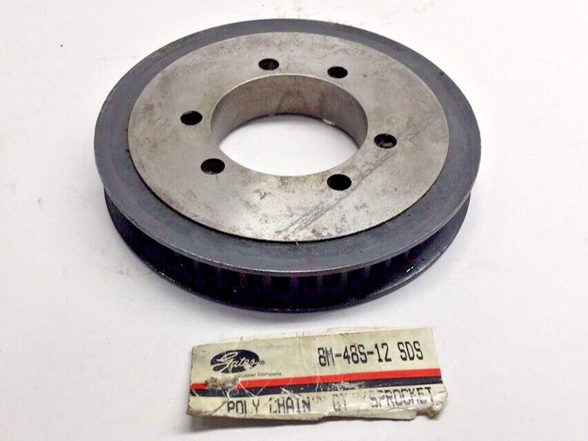 Gates 7726-1048 Used PolyChain GT Sprocket 8M-48S-12 SDS 48 Teeth Max RPM 8350