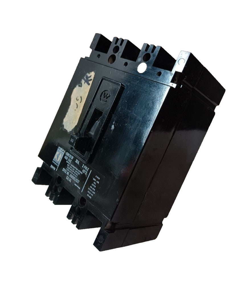 WESTINGHOUSE 30 AMP CIRCUIT BREAKER 480 VAC 3 POLE  EHB3030