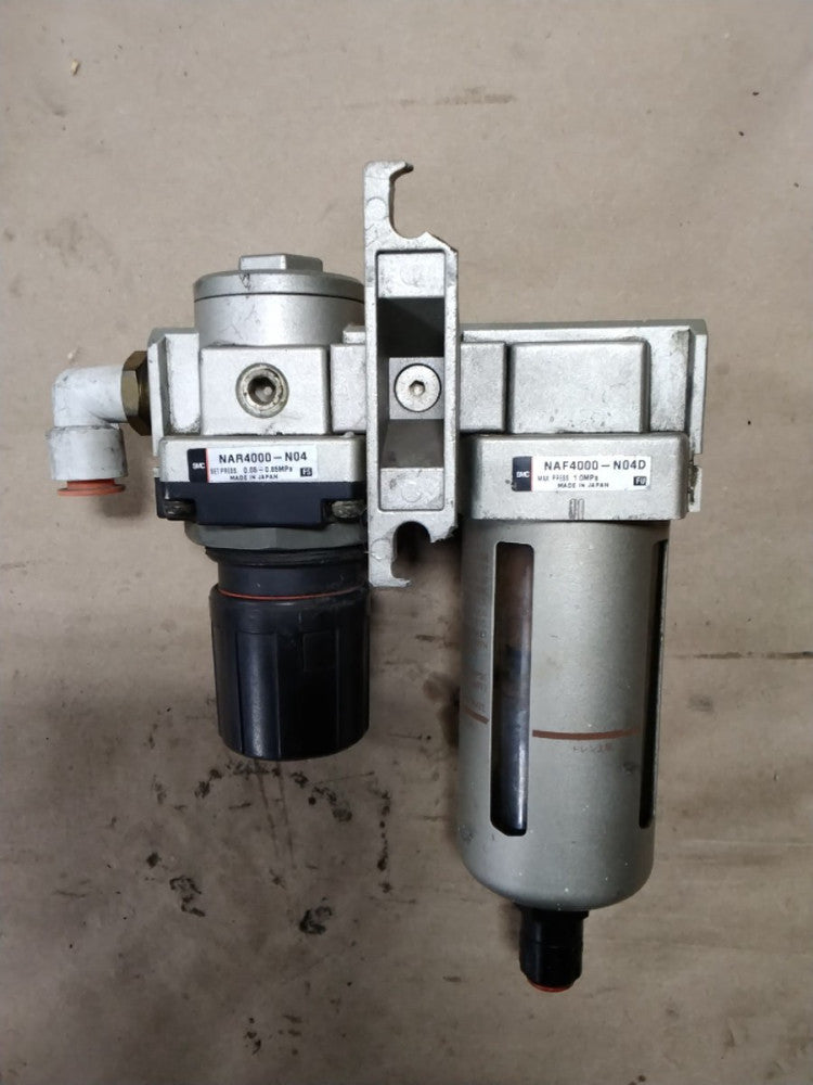 SMC NAR4000-N04 with  NAF4000-N04D  Filter Regulator 