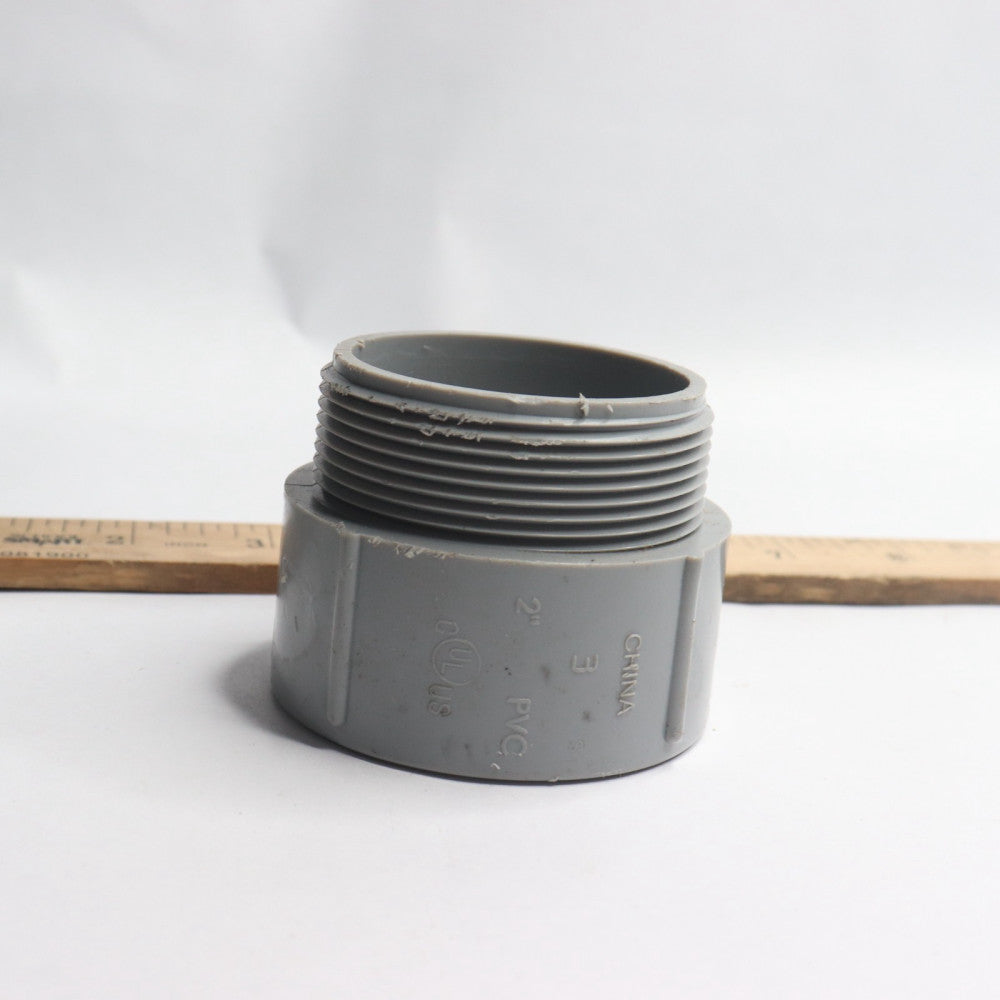 Threaded Conduit Adapter PVC 2"