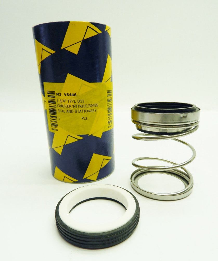1-3/4" Pump Shaft Seal & Stationary 1.75" Type U11 CAR/NITRLE/304SS VS446
