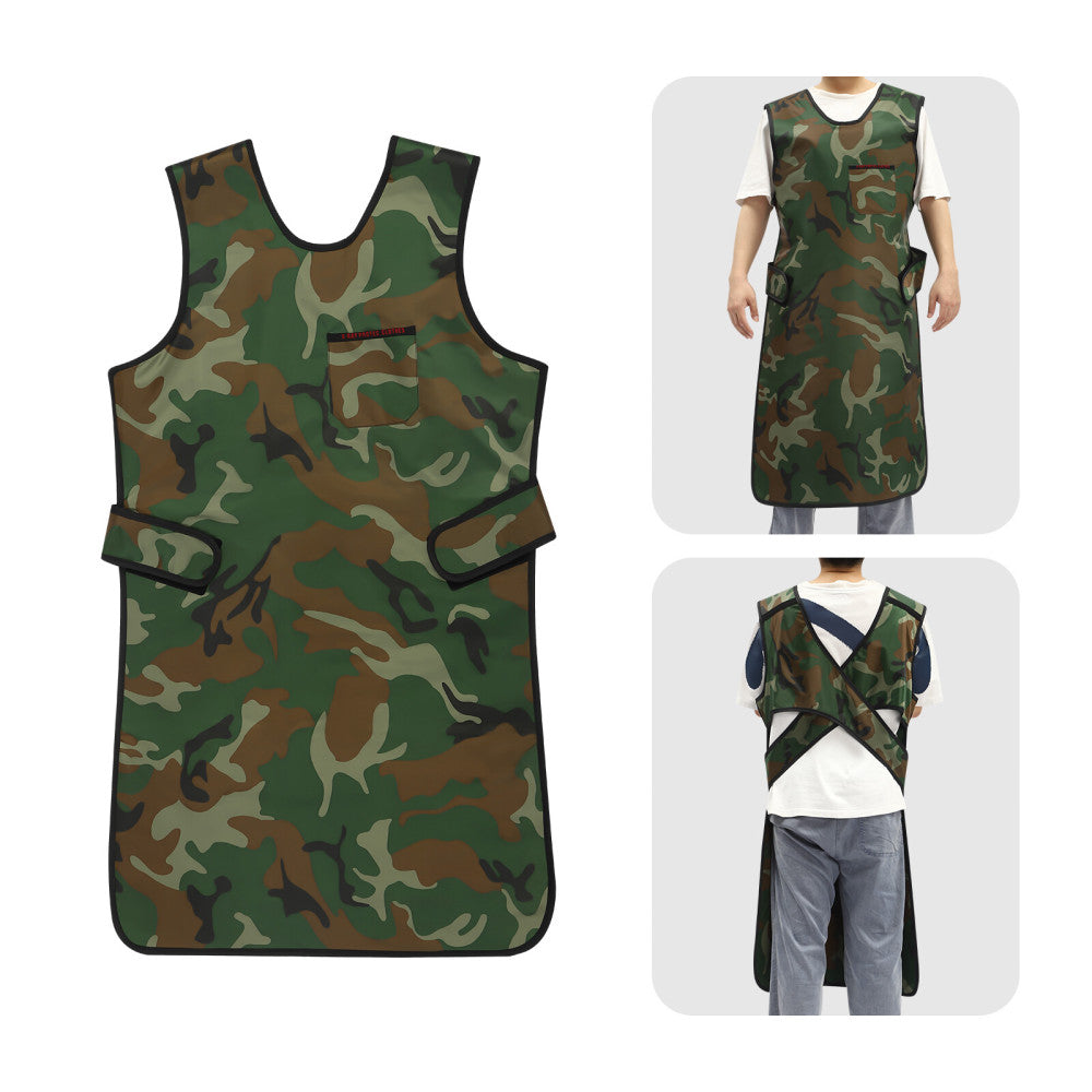 102*58cm X-ray Protection Apron Camouflage Anti-radiation Lead Suit 0.35mmpb US