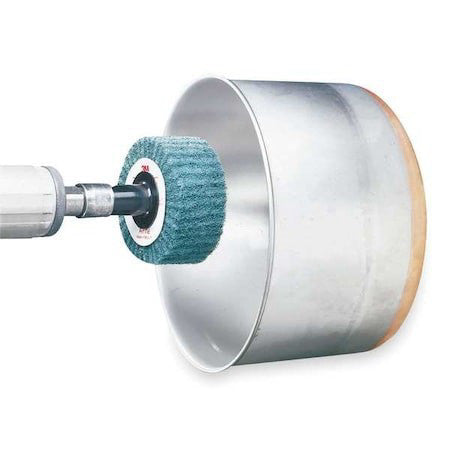 Scotch-Brite Fn510079364 Flap Wheel, Nonwoven, Sc, 3X1.75X1/4 Shk, Fn