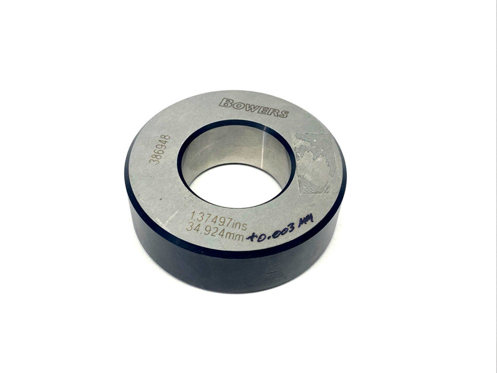 Bowers 386948 Bore Gauge Ring 1.37497ins 34.924mm +0.003mm