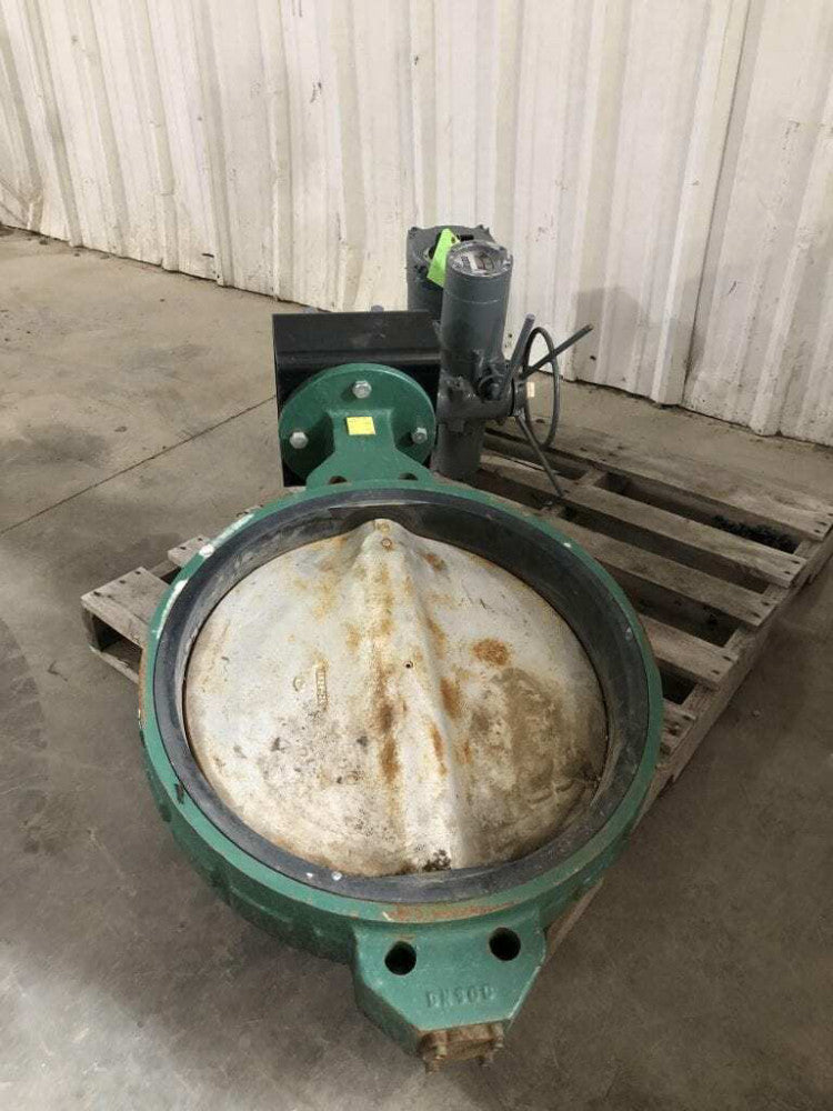 Center Line 24" Electric / Gear Driven Wafer Butterfly ;DI w/ CF8M Disc 480V 3PH