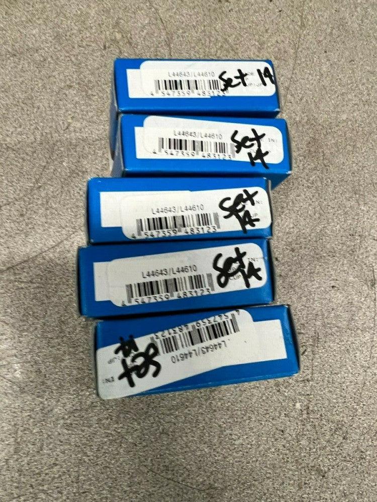 LOT OF 5 NEW IN BOX NTN ROLLER BEARING WITH RACE SET 14 L44643/L44610