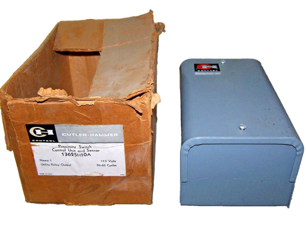 NEW CUTLER HAMMER PROXIMITY SWITCH 13625H4A CONTROL UNIT AND SENSOR 13625H10A