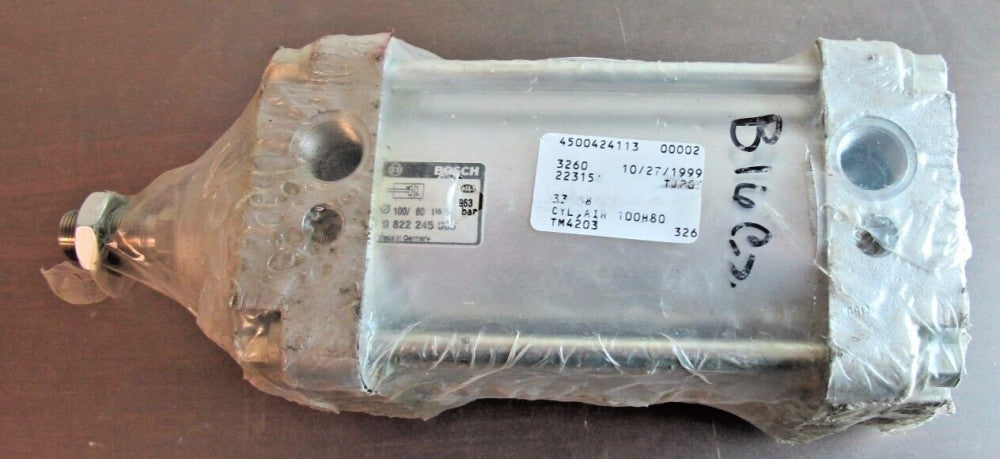 Bosch / Aventics 0822245003 DA CYL 100 X 80 4212 3113 DB Pneumatic Cylinder[A7B5