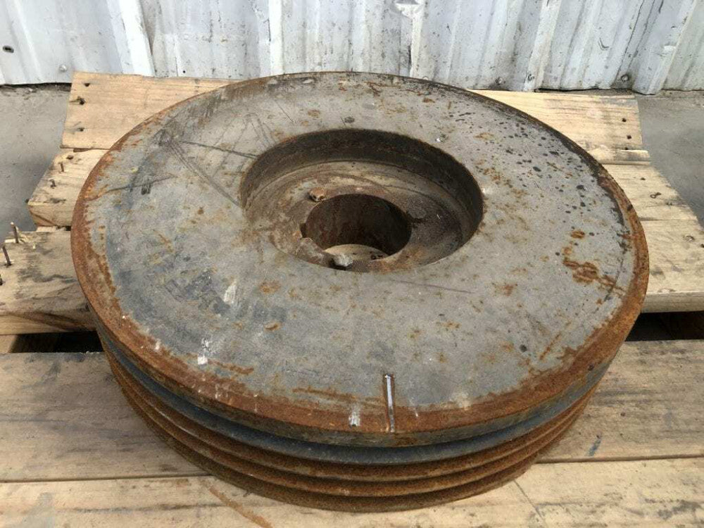 22-3/4" x 5" 4-Groove V-Belt Sheave / Pulley ; 3/4" x 3/4" Grooves , 4.75" Shaft