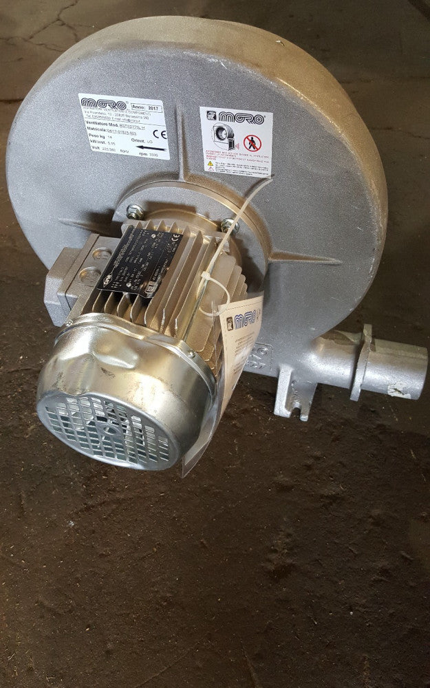 1 MORO ASPIRATORI VENTILATORI COMPONENTI BSTS27T5L.H, Hz 60, 220/380 V, 3300 RPM