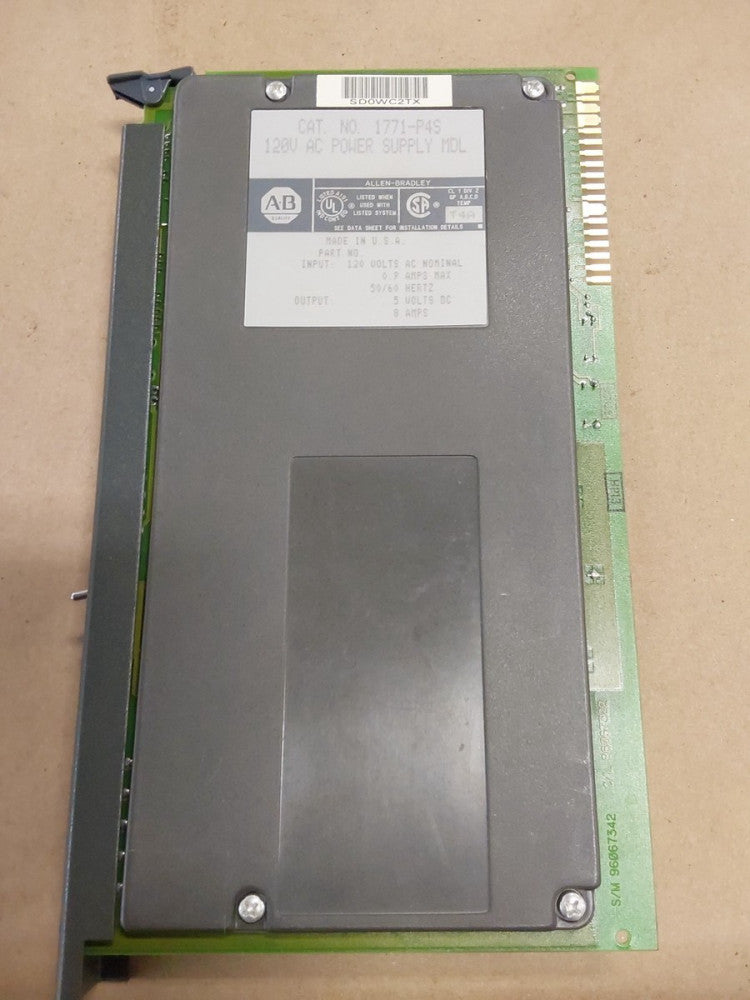 Allen Bradley 1771-P4S 120V AC Power Supply Module