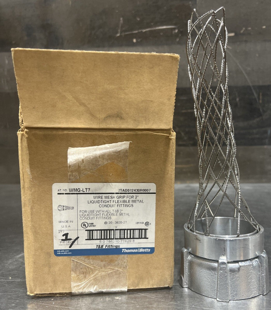 T&B WMG-LT7 Wire Mesh Grip for T&B 2" Liquidtight Conduit Connectors Nos Surplus